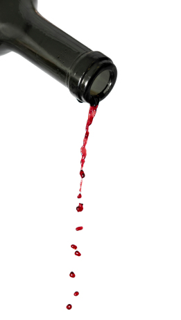 Last red wine drops